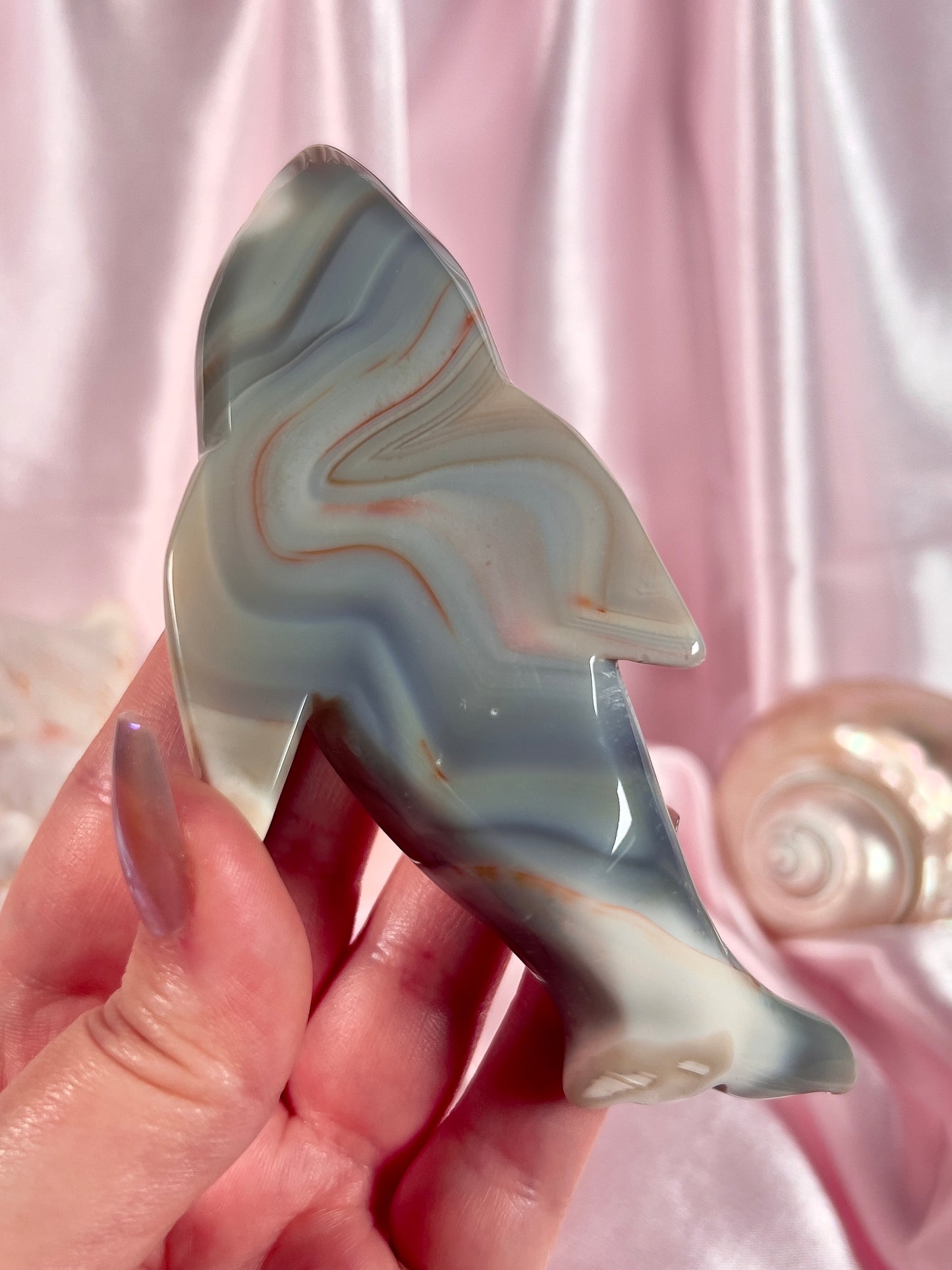 Orca Agate Dolphin
