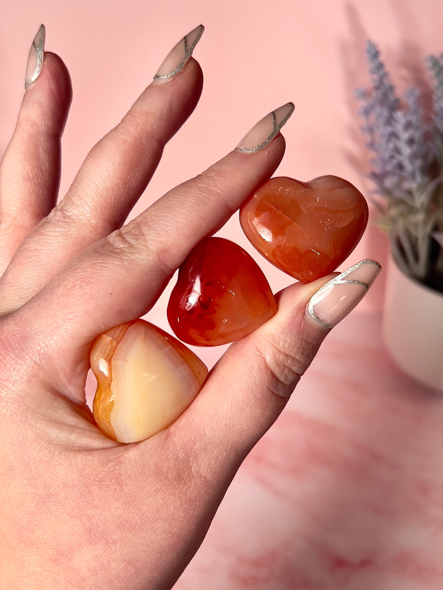 Mini Carnelian Heart - Intuitively Chosen