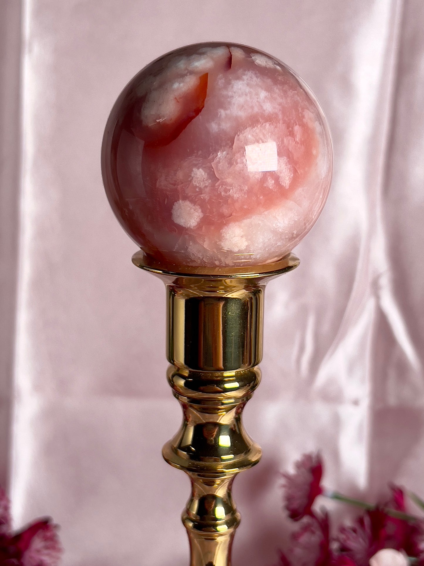 Brass Sphere Display Holder