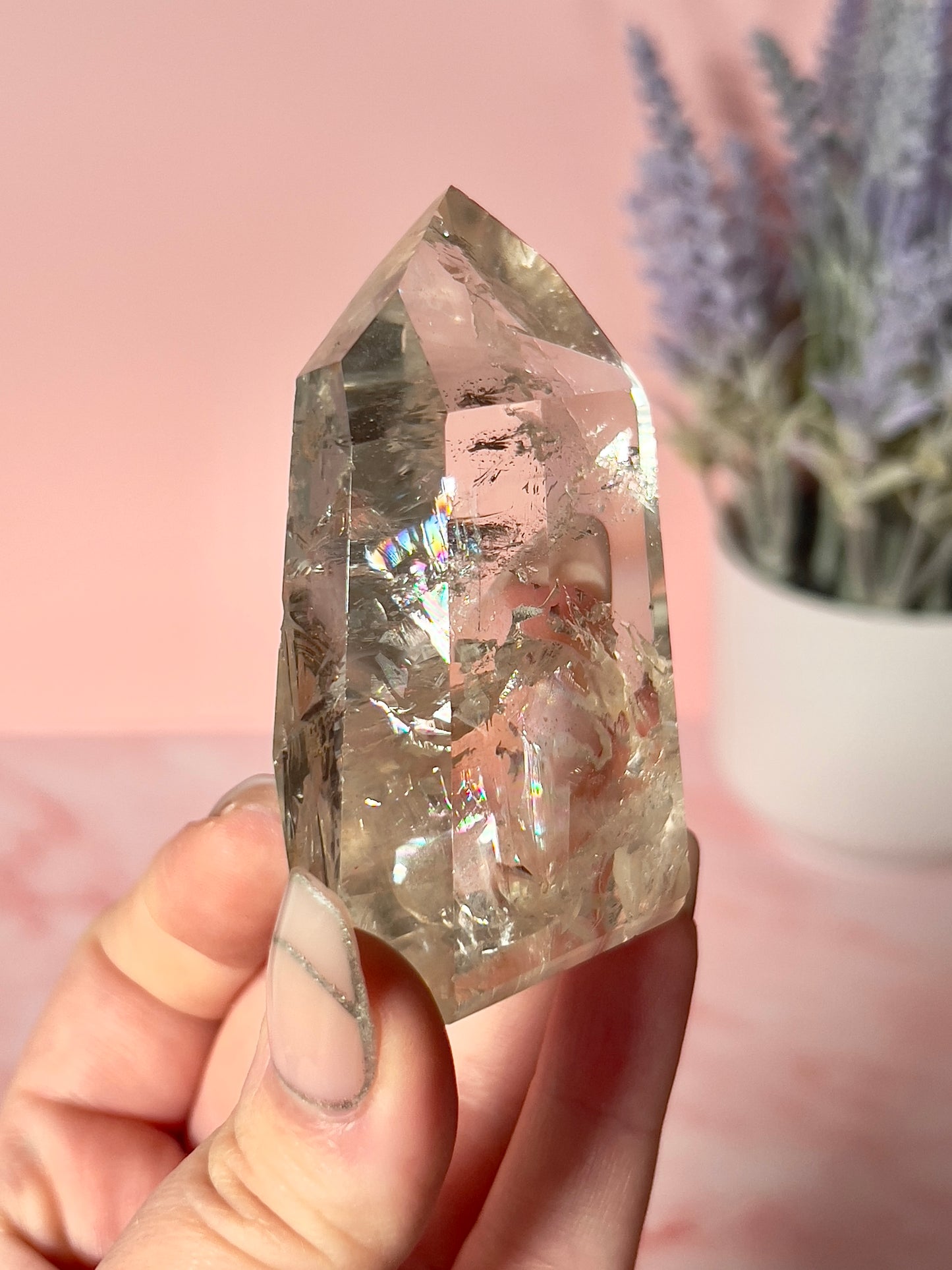 Champagne Citrine Tower