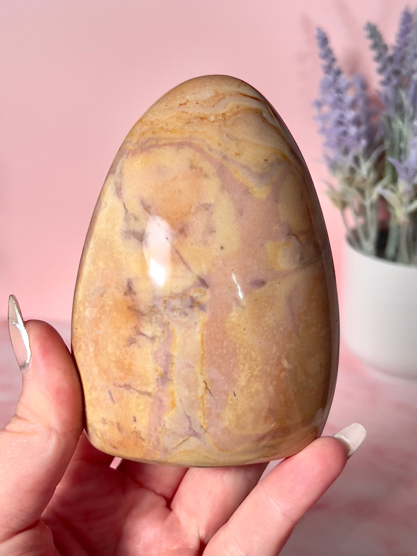 Stunning Pastel Polychrome Jasper Freeform