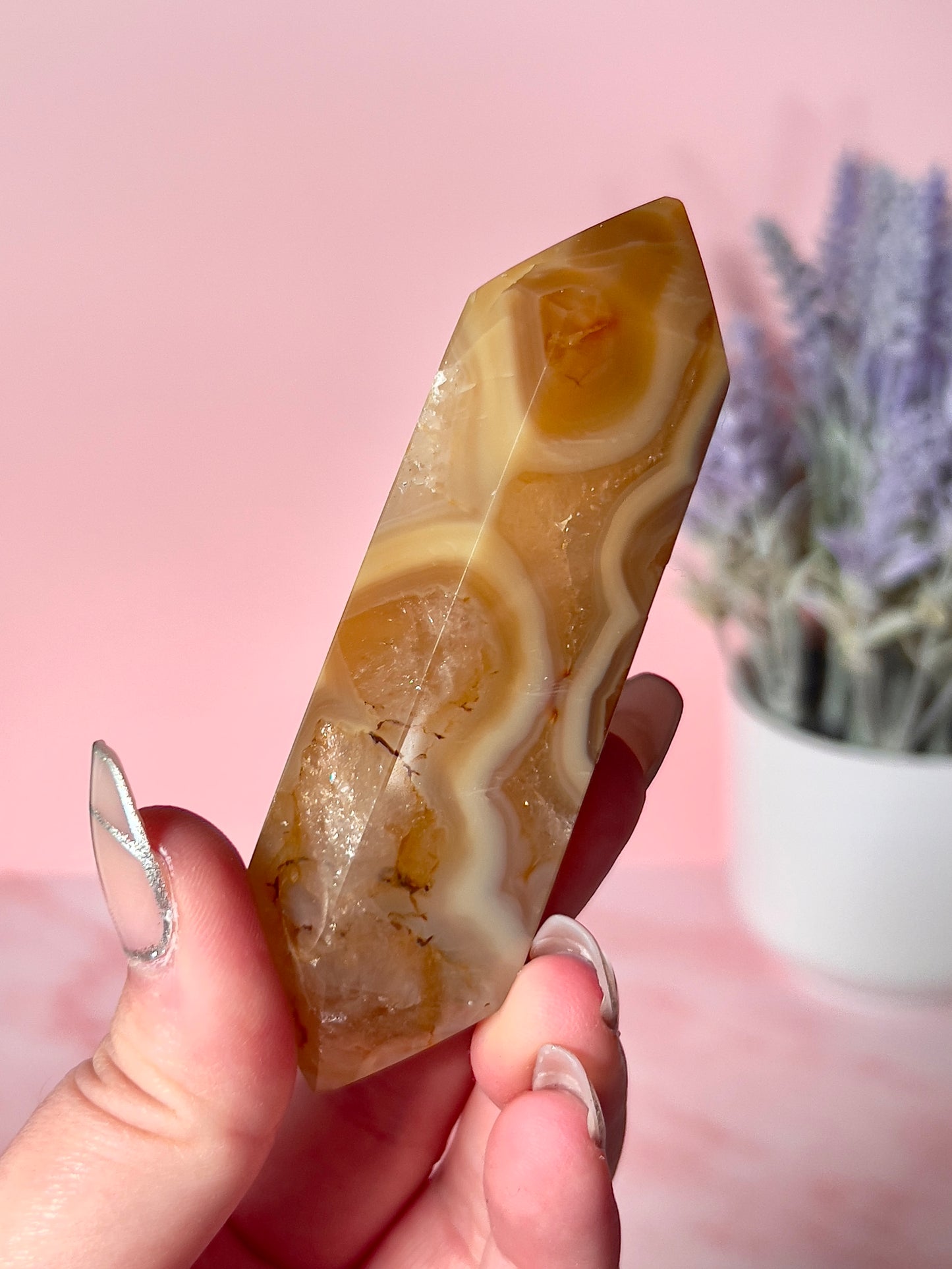 Banded Druzy Agate DT