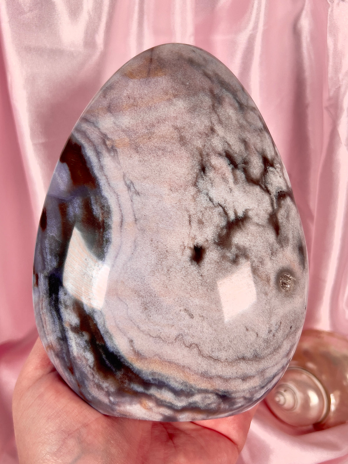 "Cotton Candy" Sea Jasper Freeform - 2.8 lb