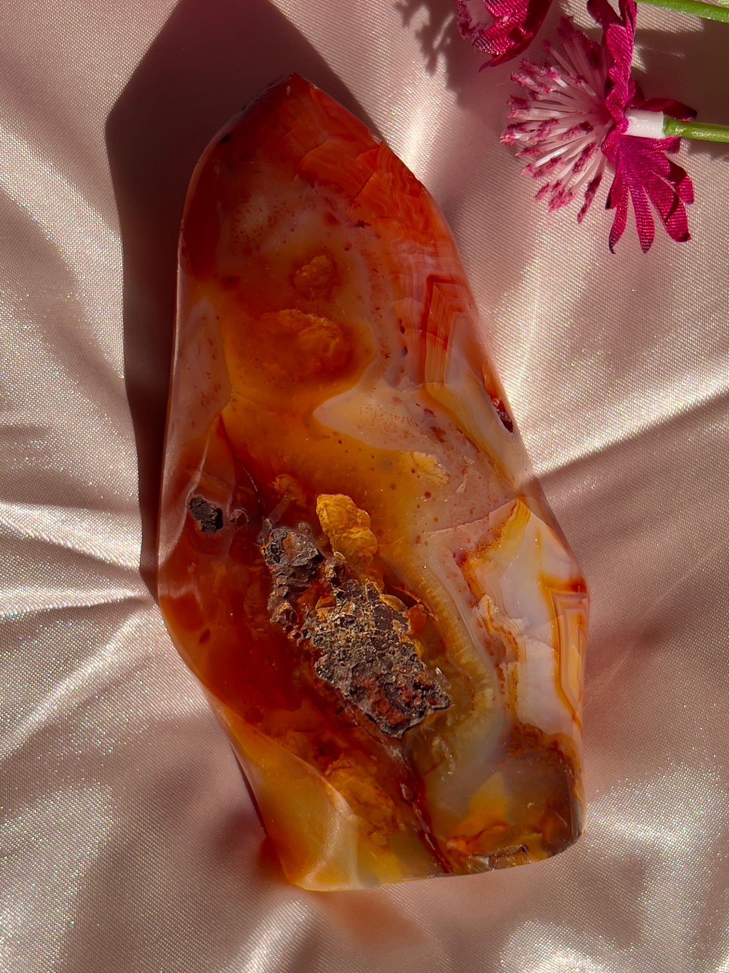 small carnelian flame