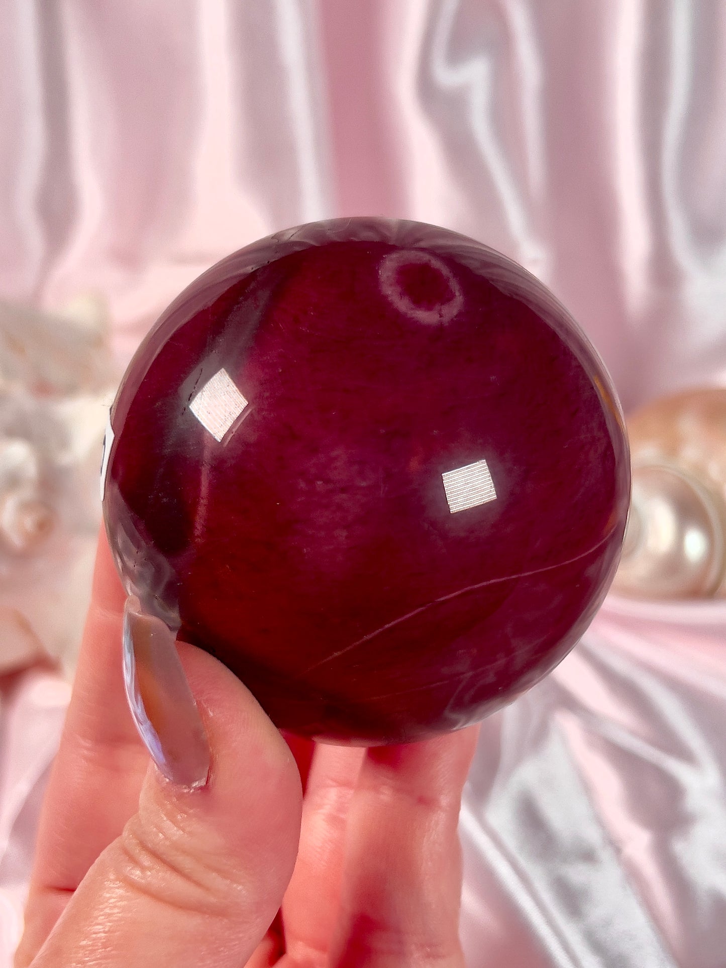 Burgundy Mookaite Sphere