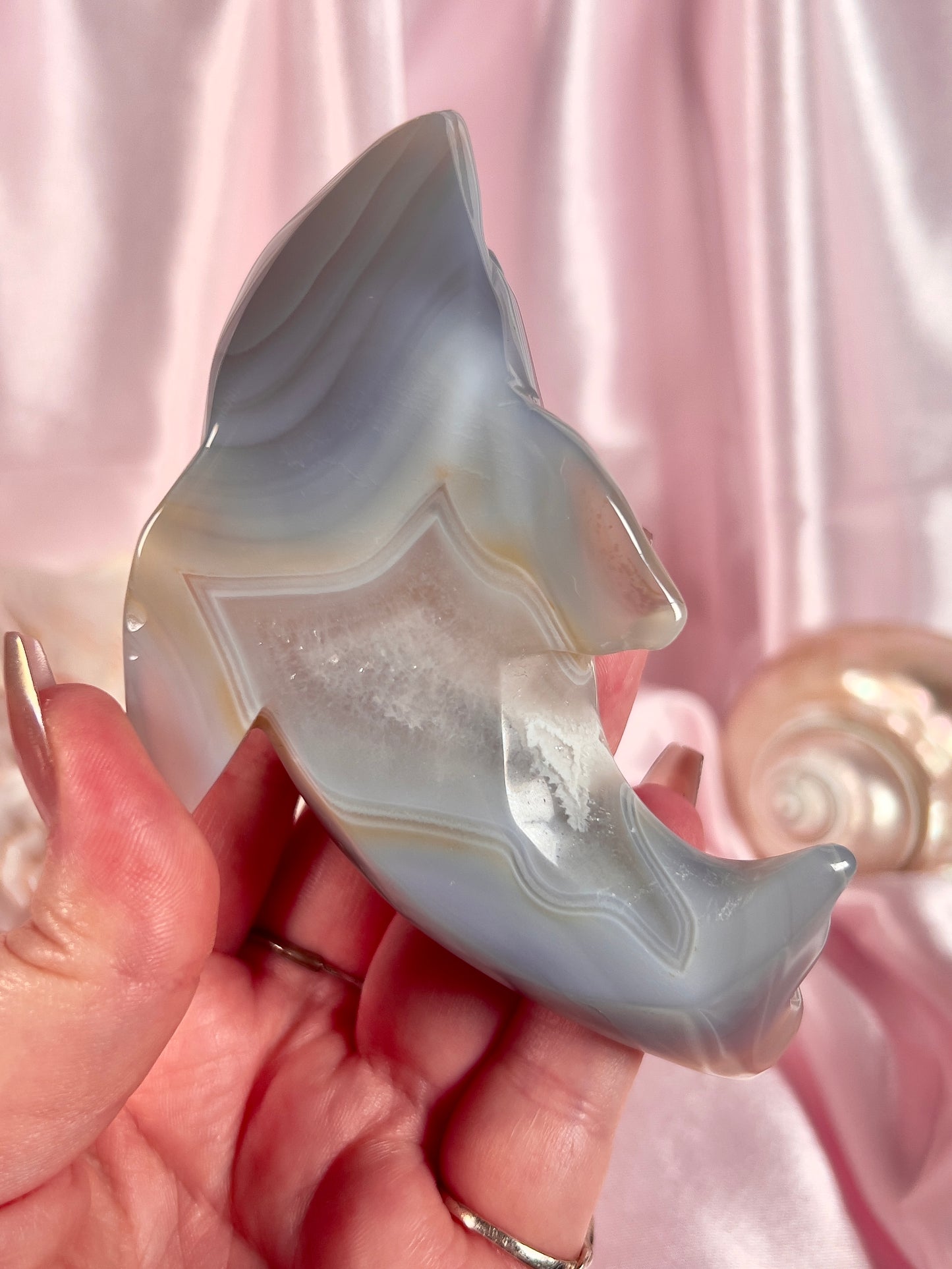 Orca Agate Dolphin