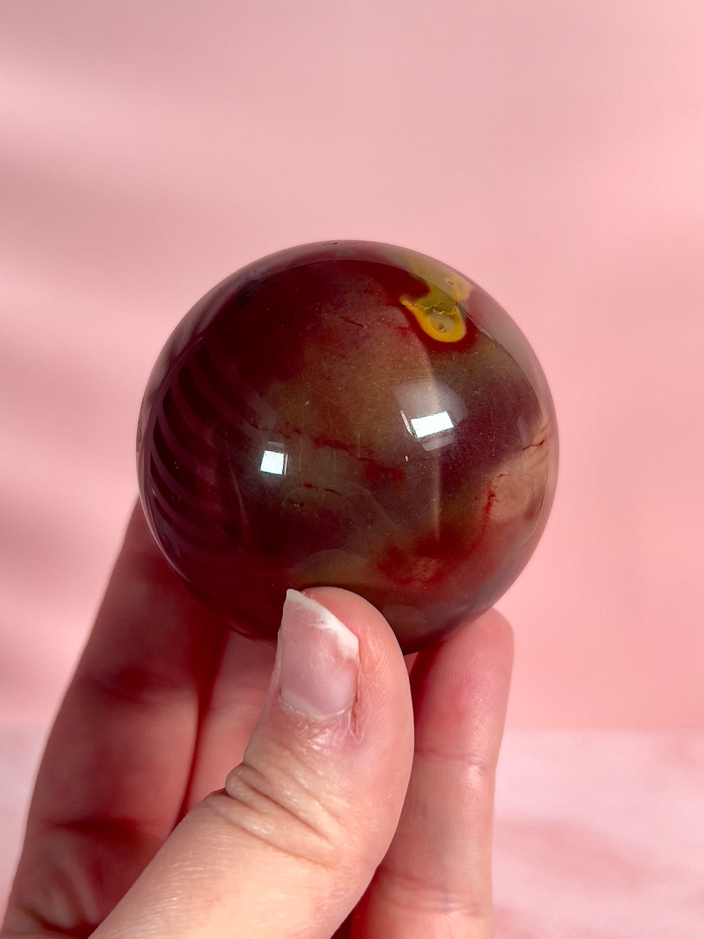 Burgundy Mookaite Sphere