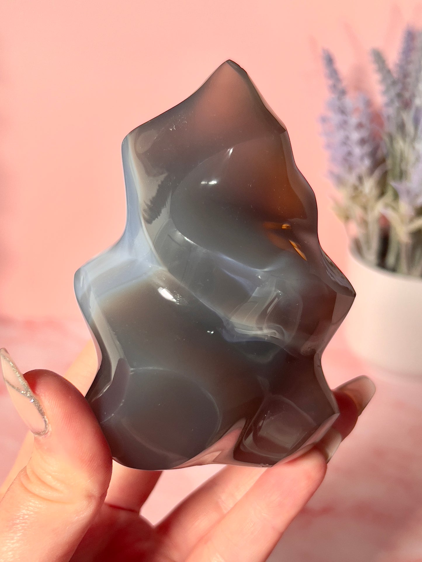 Orca Agate Flame