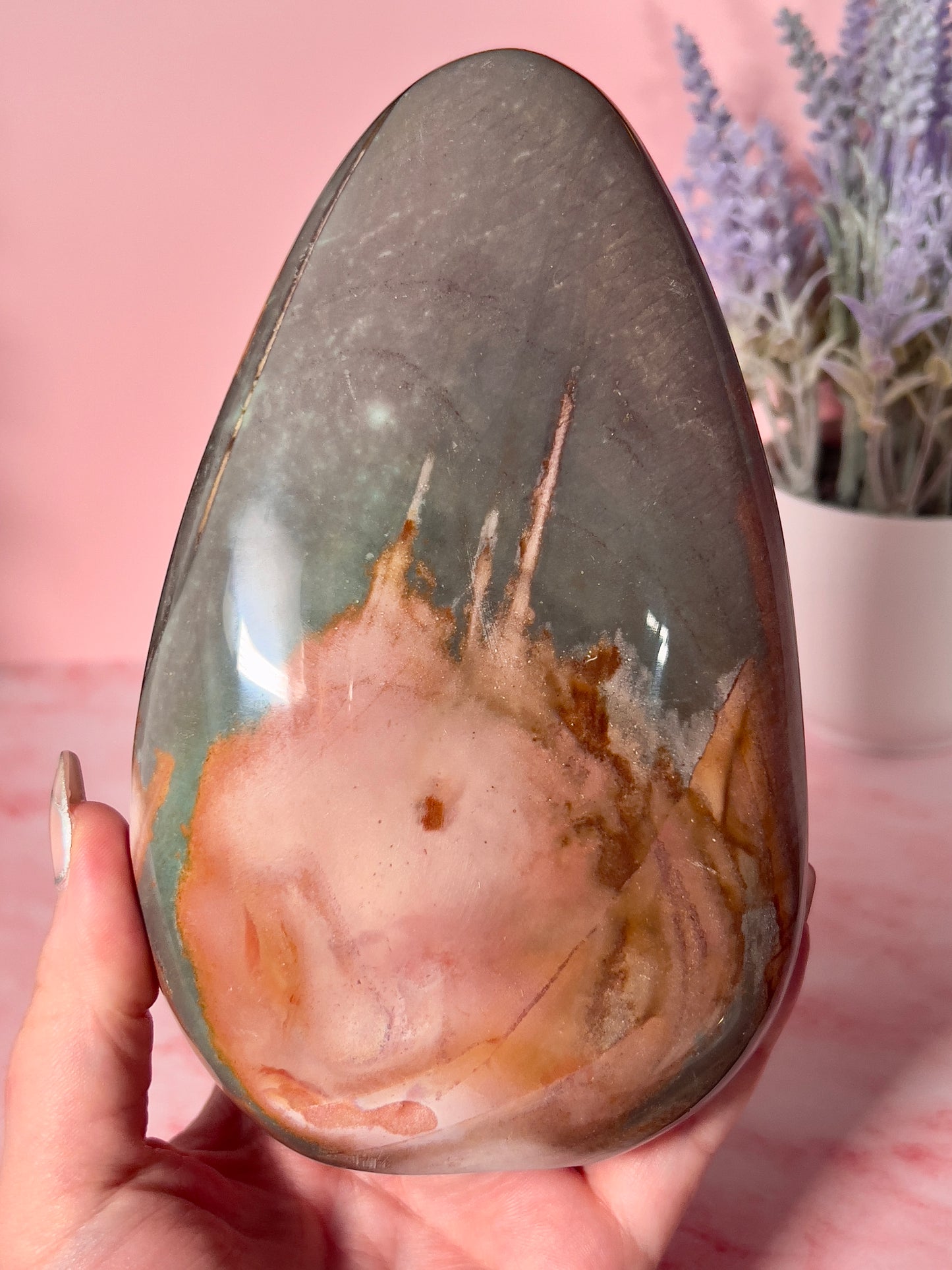Gorgeous Pastel Polychrome Jasper Freeform