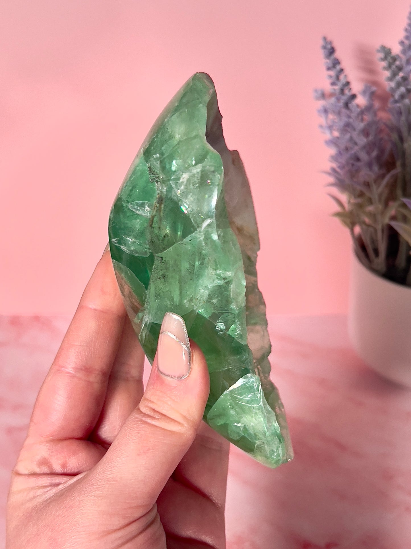 Fluorite from Mexico Decorative Crystal Bowl B