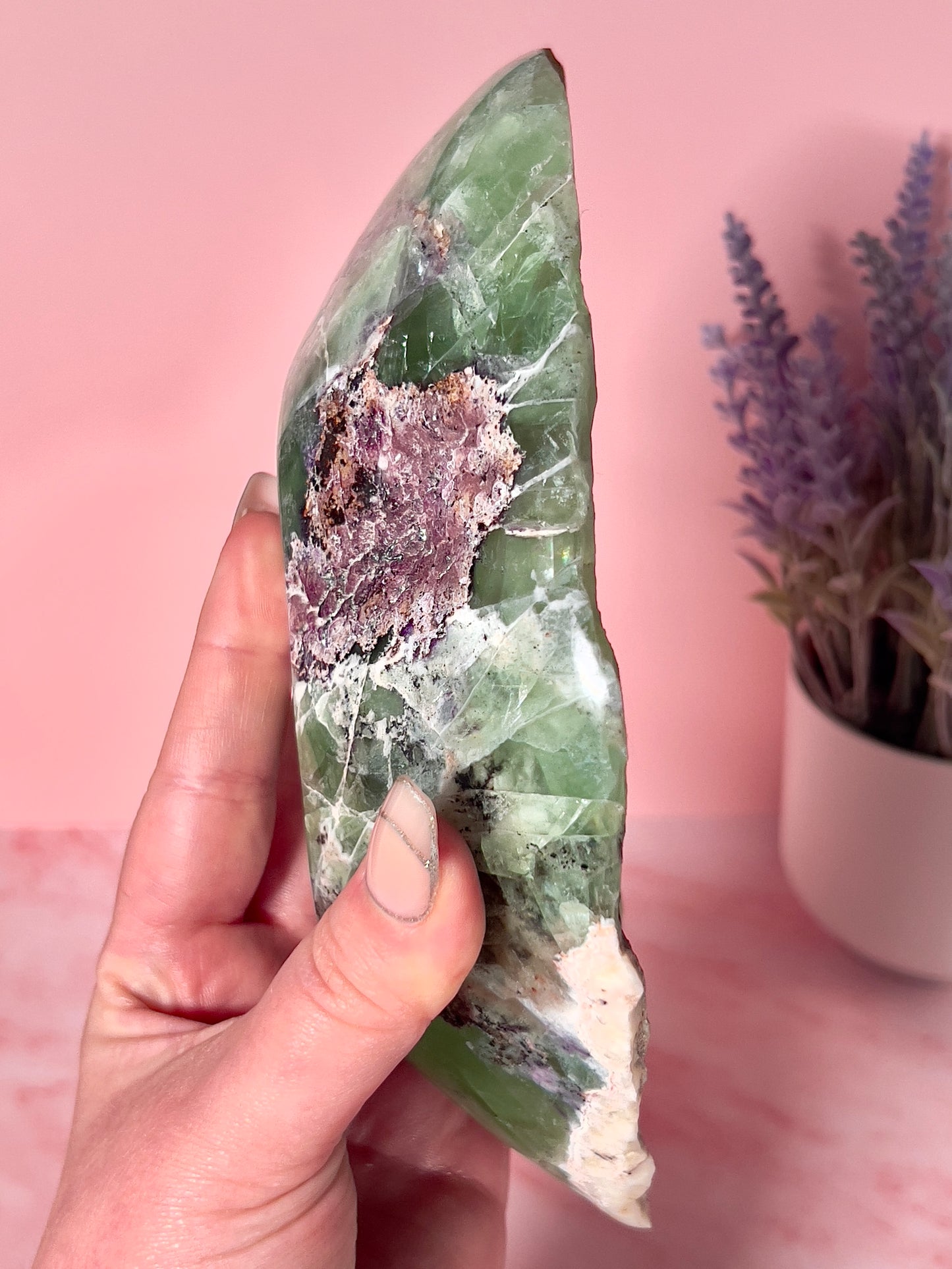 Beautiful Large Fluorite Bowl from Mexico