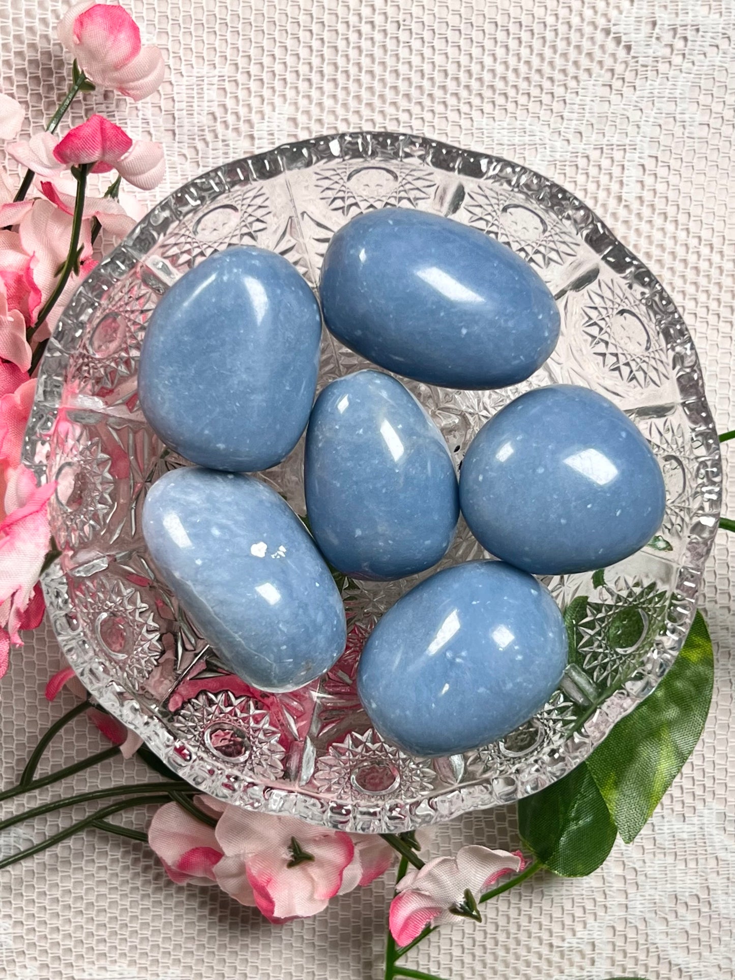 Snowflake Angelite Tumbles