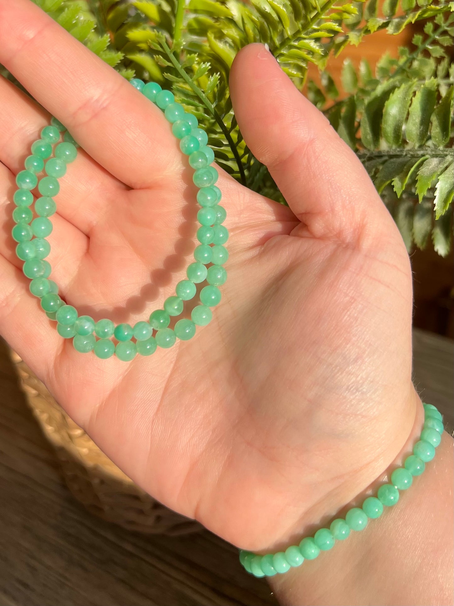 High Quality Chrysoprase Bracelet