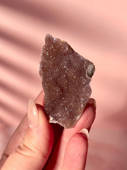 Dark Pink Sugar Amethyst Cluster