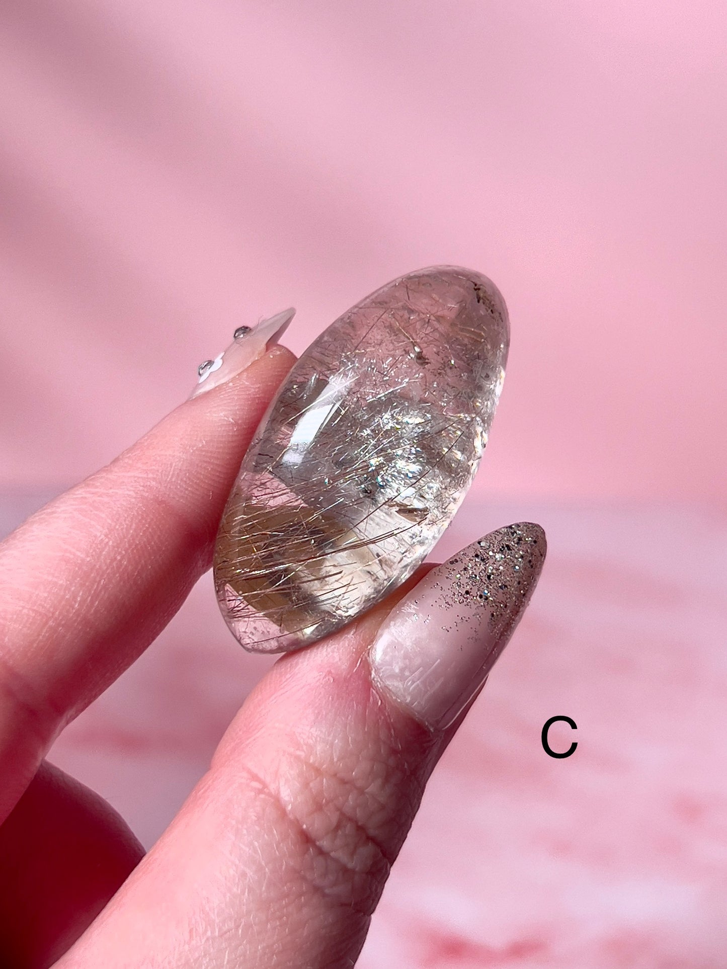 Rutile Quartz Lenses from Brazil - Choose Your Own