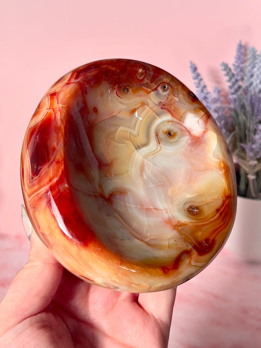 Stunning Large Carnelian Bowl