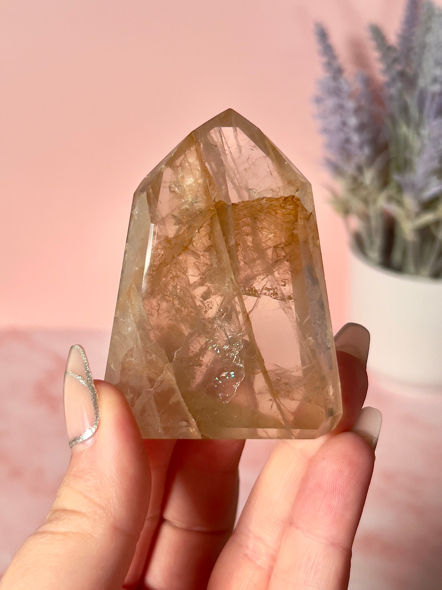 Golden Healer Quartz Tower