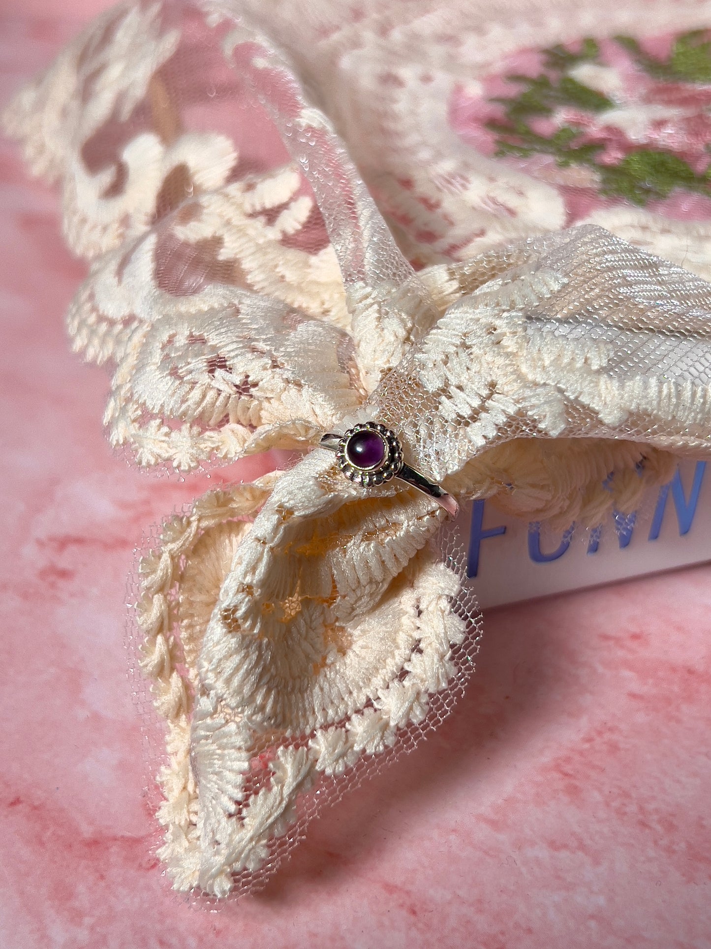 Amethyst Vintage Style Ring Size 7.5