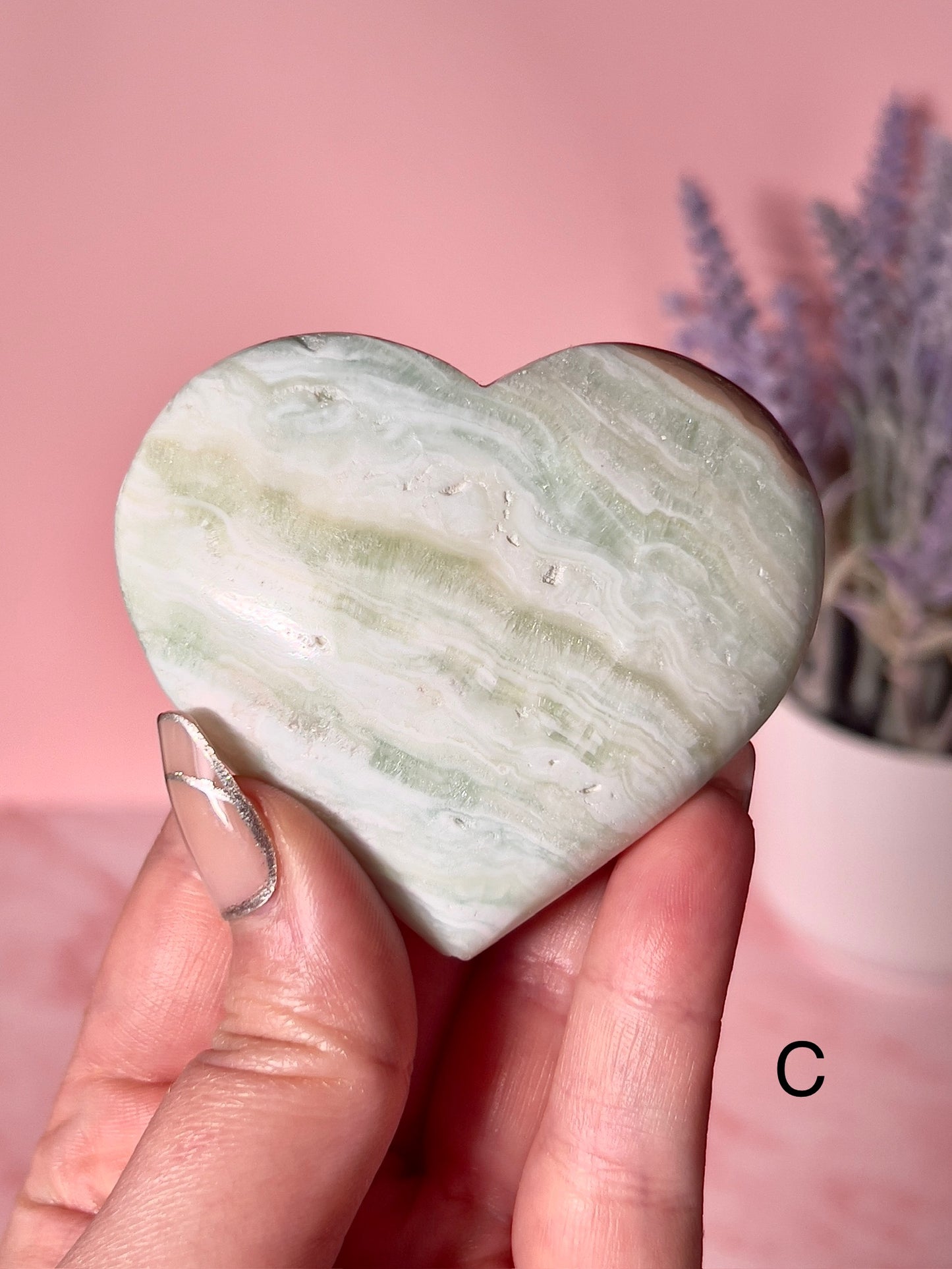 Beautiful Caribbean Calcite Hearts - Choose Your Own