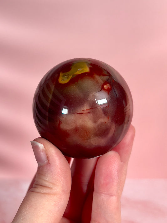 Burgundy Mookaite Sphere