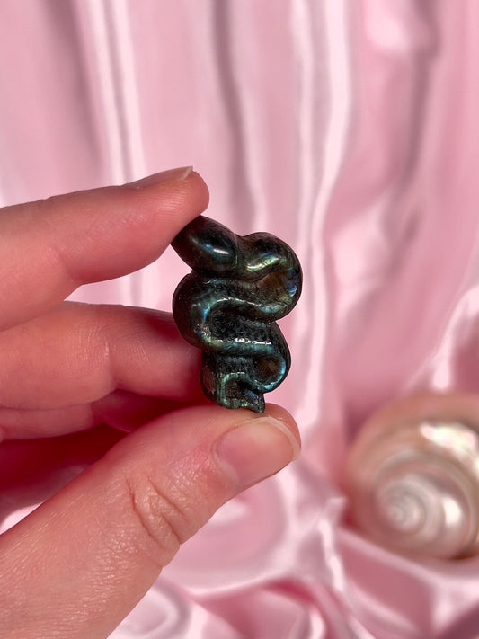 Mini Labradorite Snake