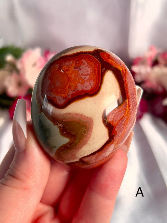 Jumbo Polychrome Palm Stone 