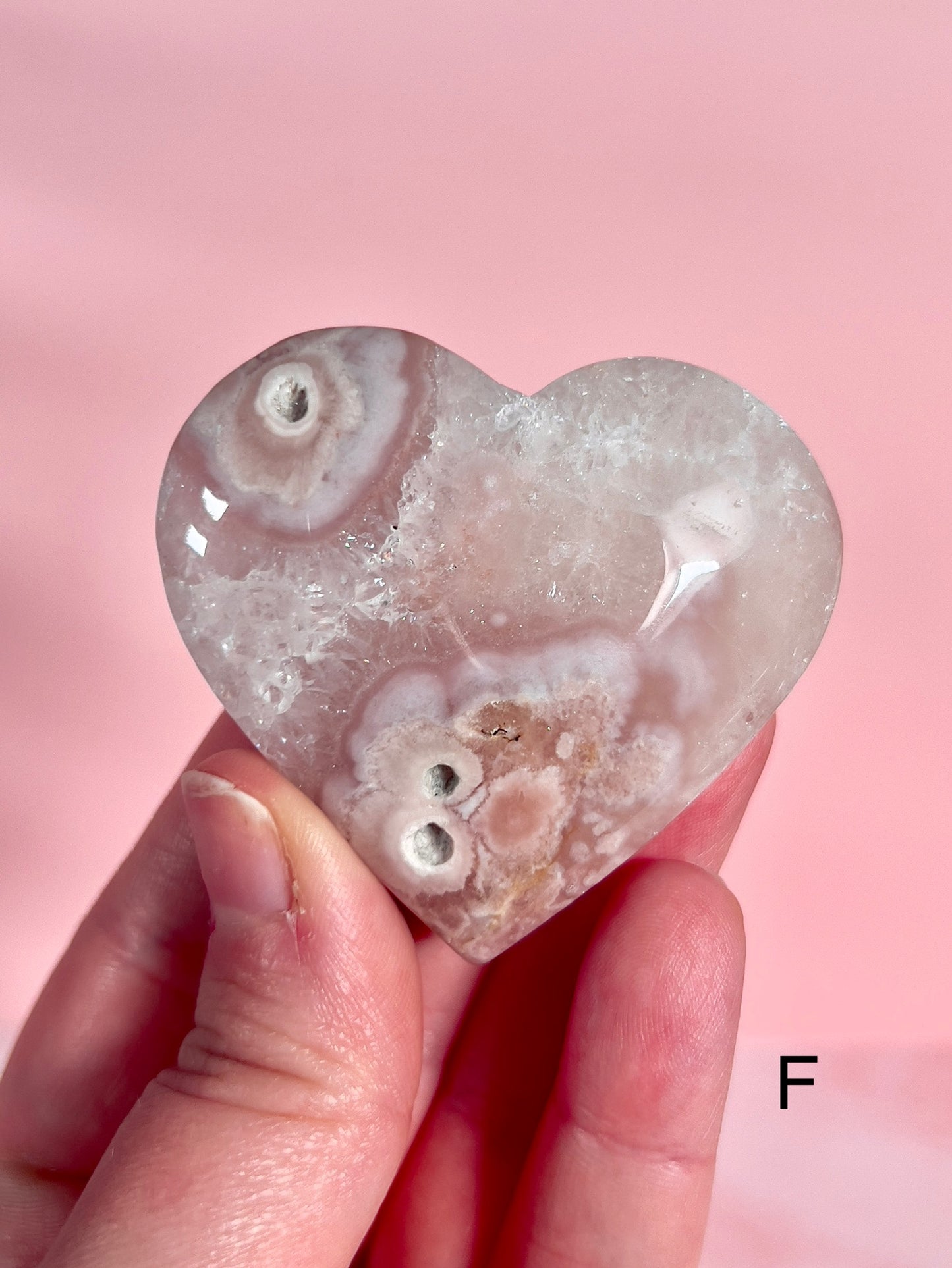 Pink Amethyst Hearts - Choose Your Own