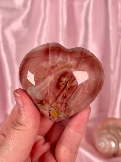 Funky Pink Polychrome Heart