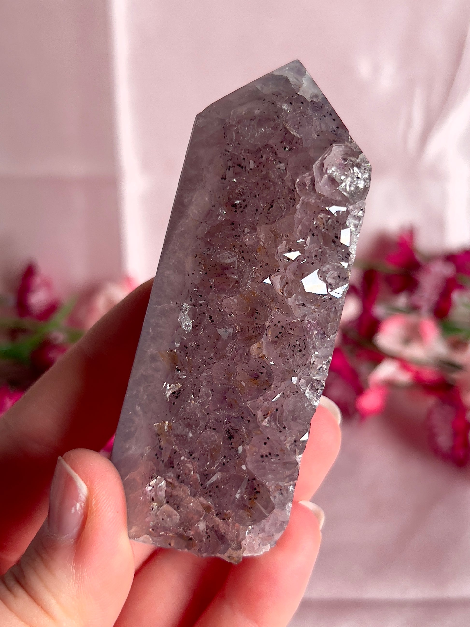 Amethyst Agate Tower from Brazil