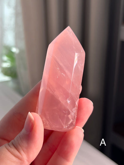 Mini Rose Quartz Tower - Choose Your Own