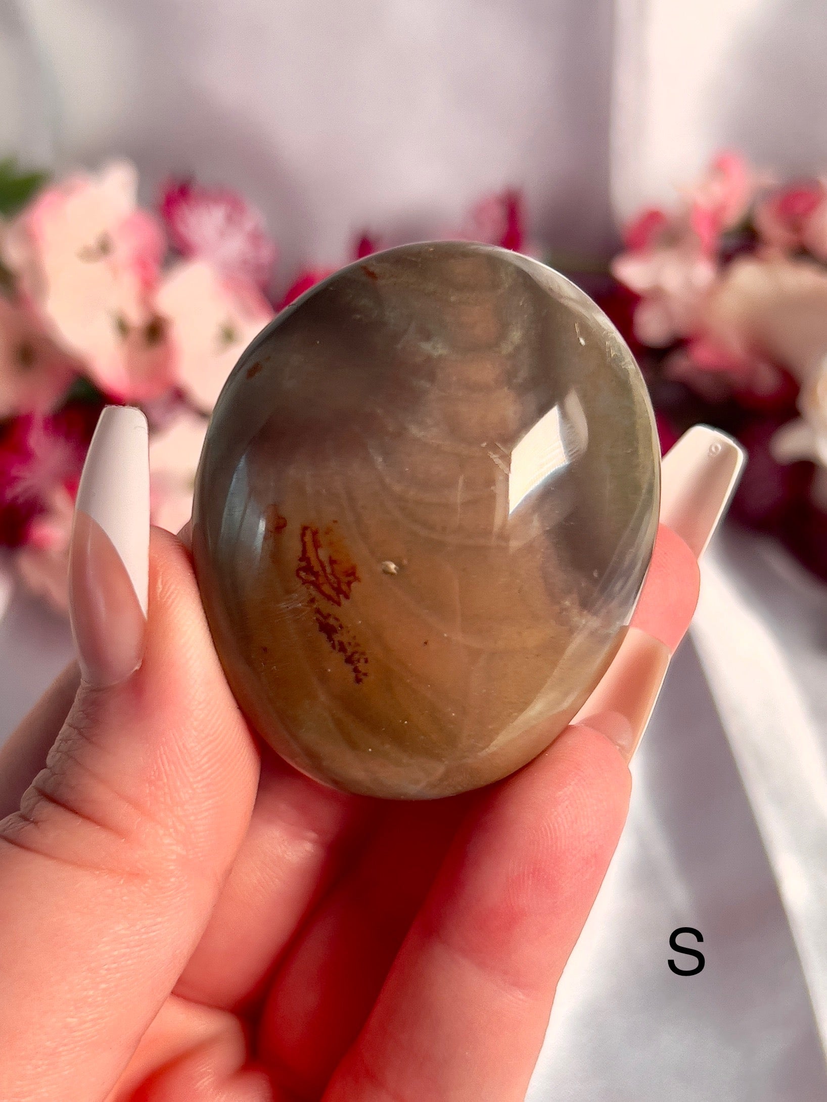 Jumbo Polychrome Palm Stone 