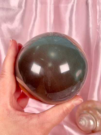 Pastel Pink Eyeball Polychrome Sphere