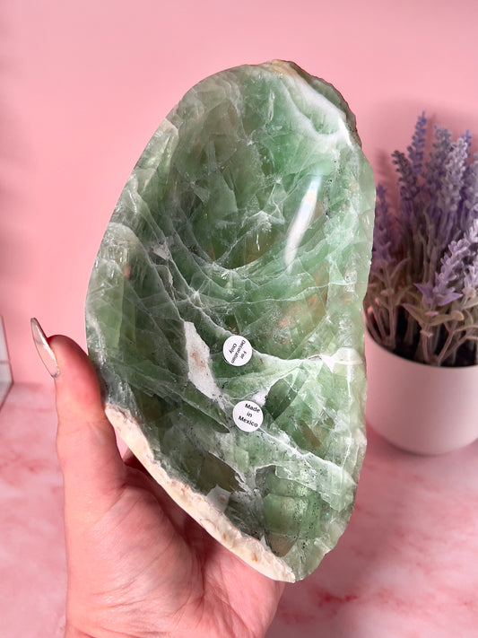 Beautiful Large Fluorite Bowl from Mexico
