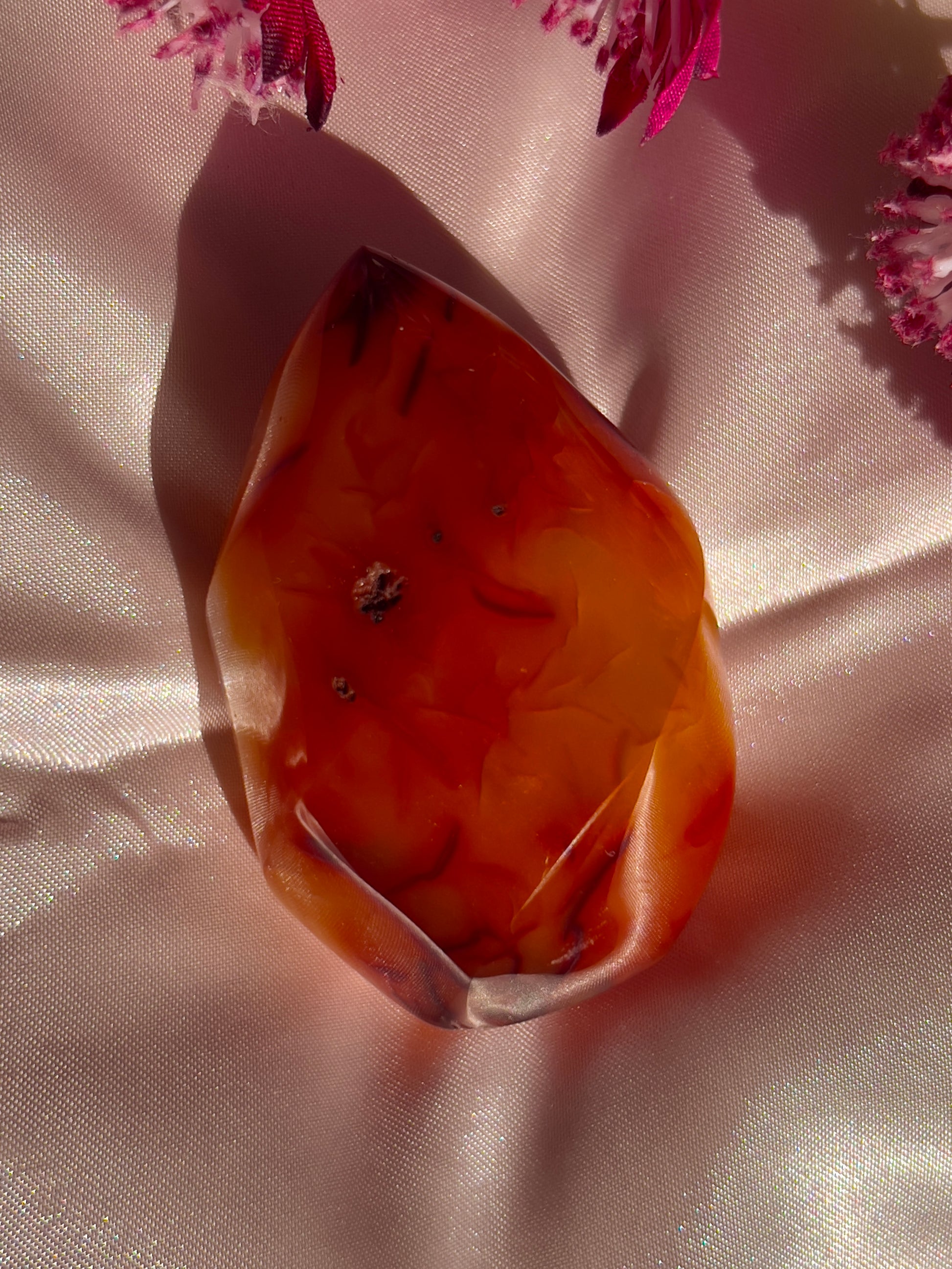 small carnelian flame