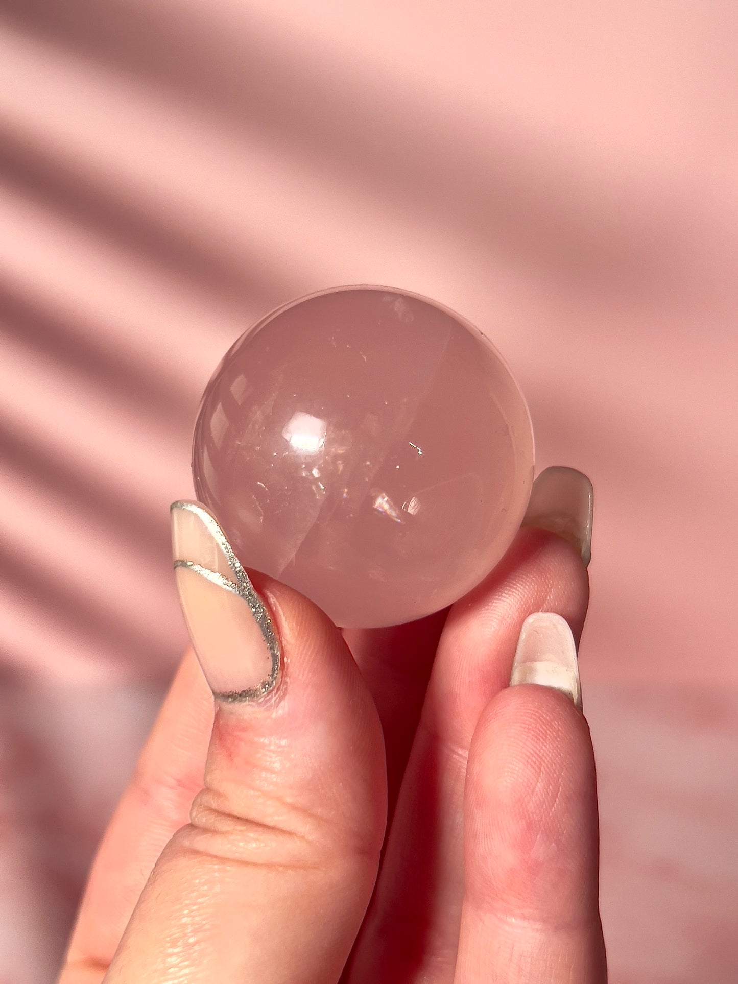 Juicy Rose Quartz Mini Sphere