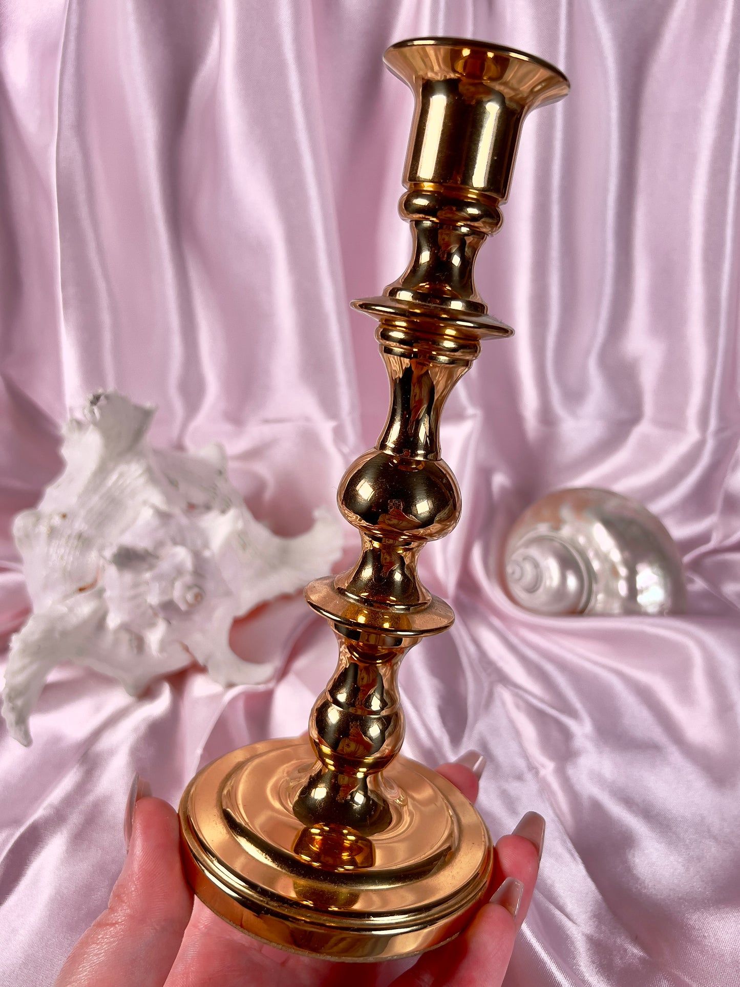 Vintage Brass Sphere Display Holder