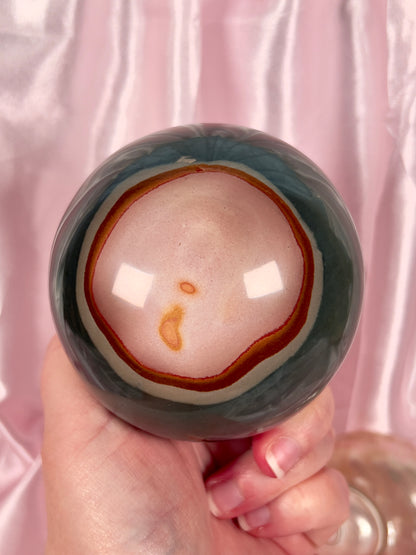 Pastel Pink Eyeball Polychrome Sphere
