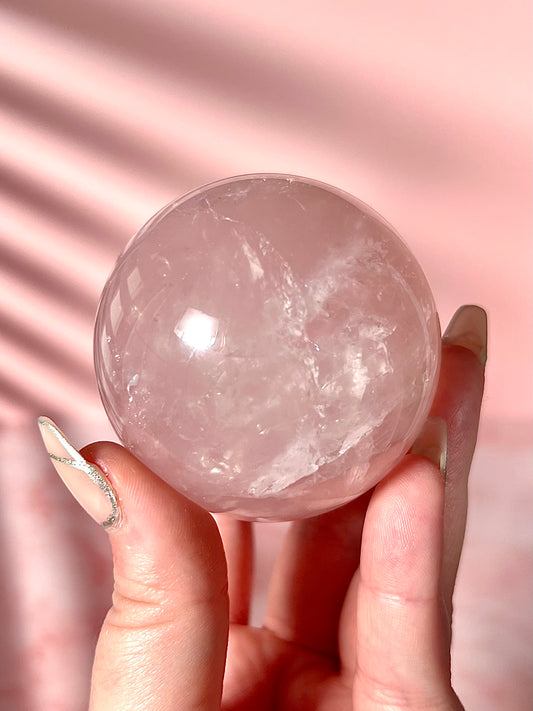 Rose Quartz Sphere “L”