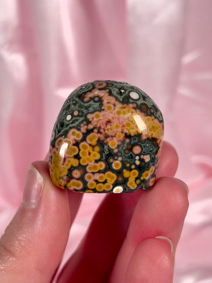 Mini Authentic Ocean Jasper Half Polished Freeform