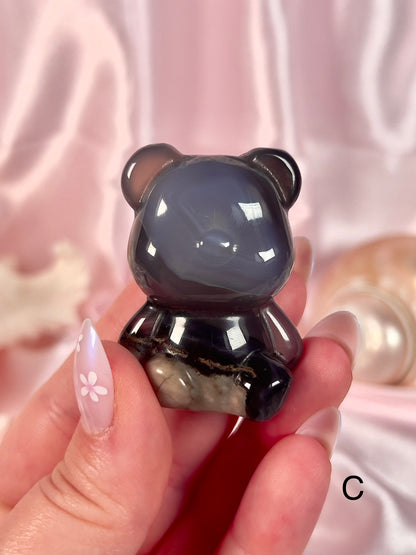 Volcano Agate Teddy Bears - Choose Your Own