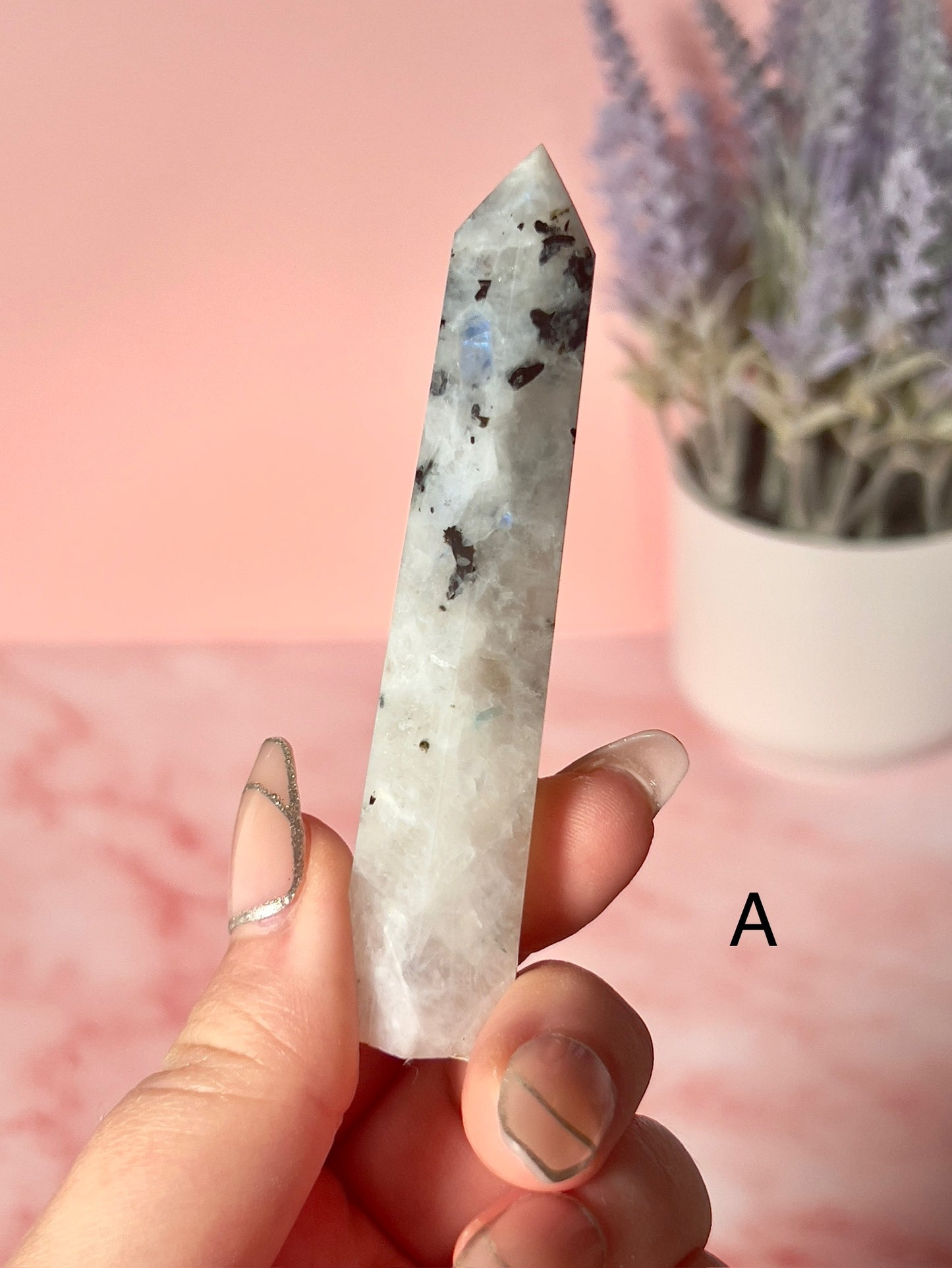 Small Rainbow Moonstone Towers - Choose Your Own