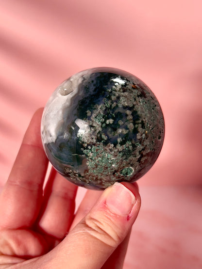 Moss Agate Sphere (D)