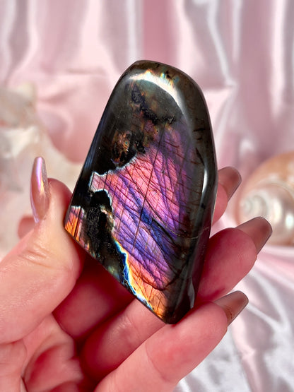 Purple and Pink Labradorite Freeform