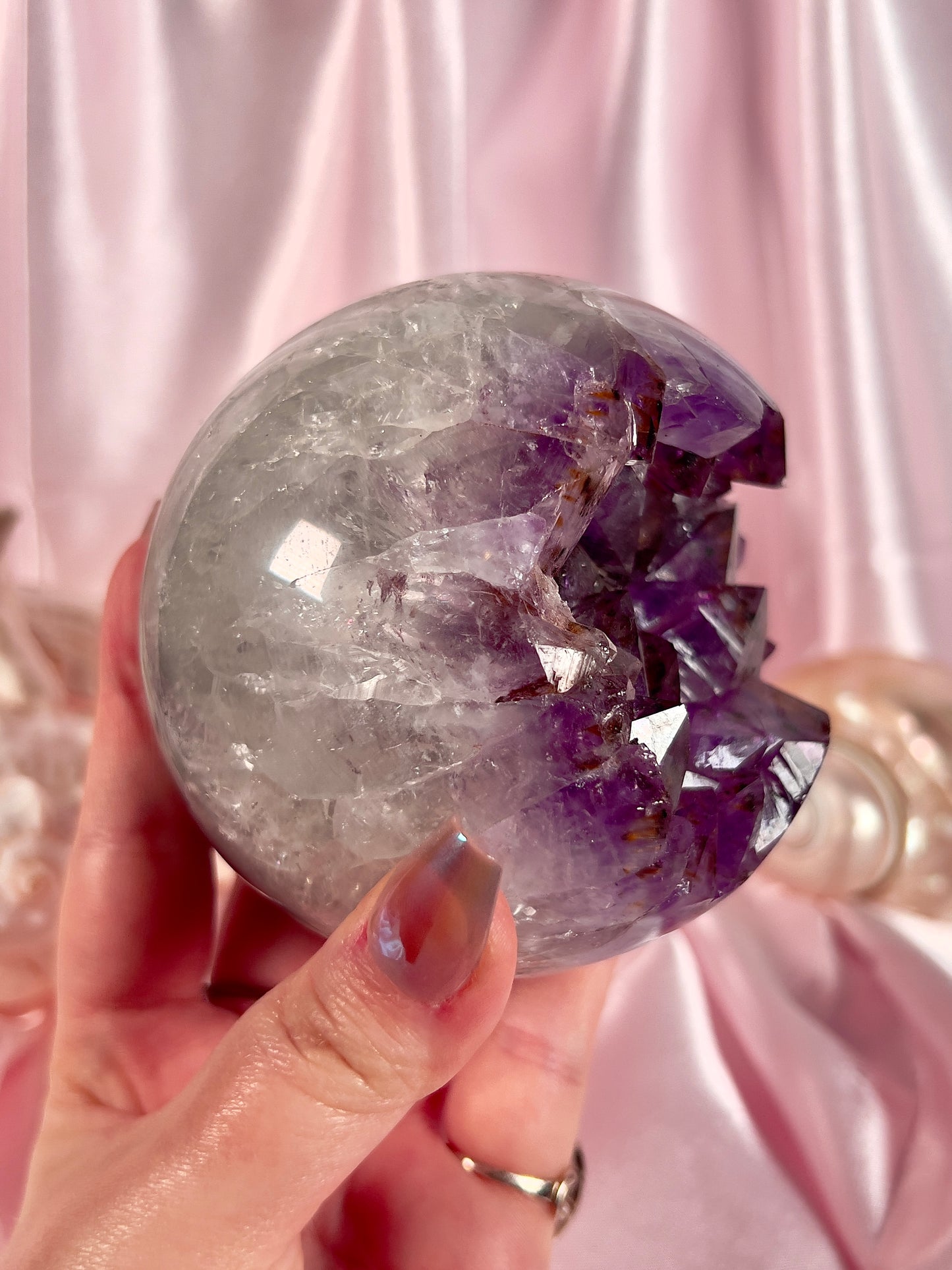 Large Amethyst Sphere from Brazil