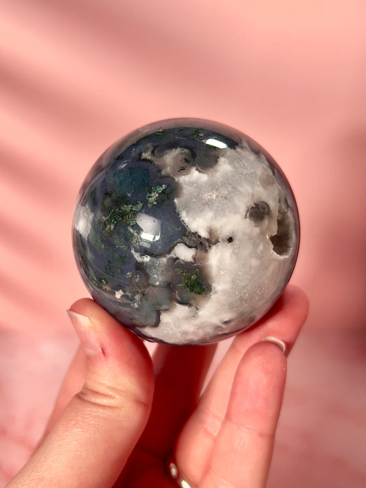 Moss Agate Sphere (D)
