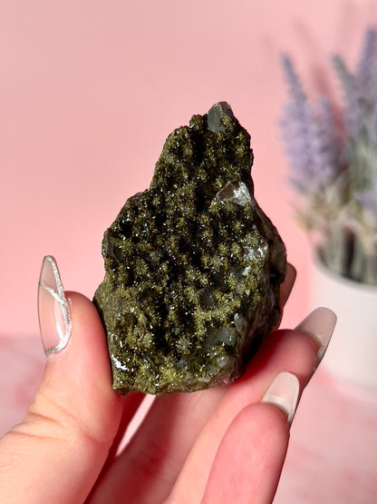 Epidote (Forest Quartz) Cluster