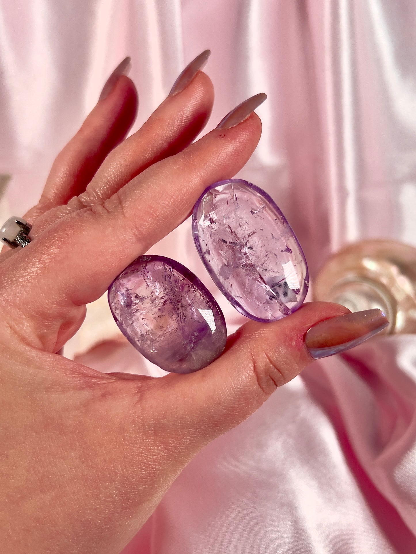 HQ Amethyst Palm Stone from Brazil - Intuitively Chosen