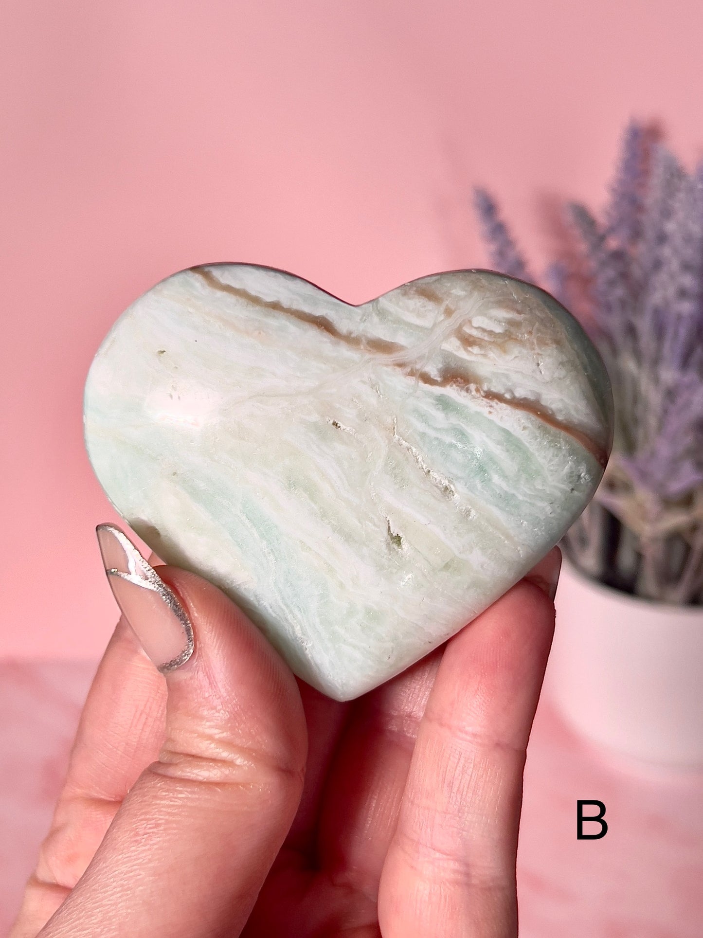Beautiful Caribbean Calcite Hearts - Choose Your Own