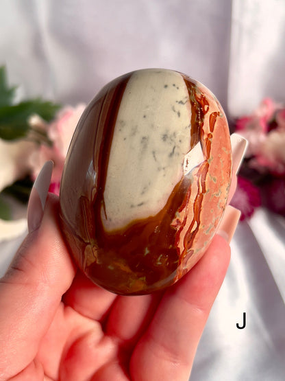 Jumbo Polychrome Palm Stone 