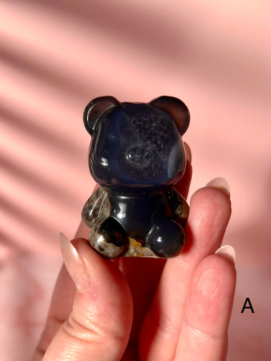 Volcano Agate Teddy Bears - Choose Your Own